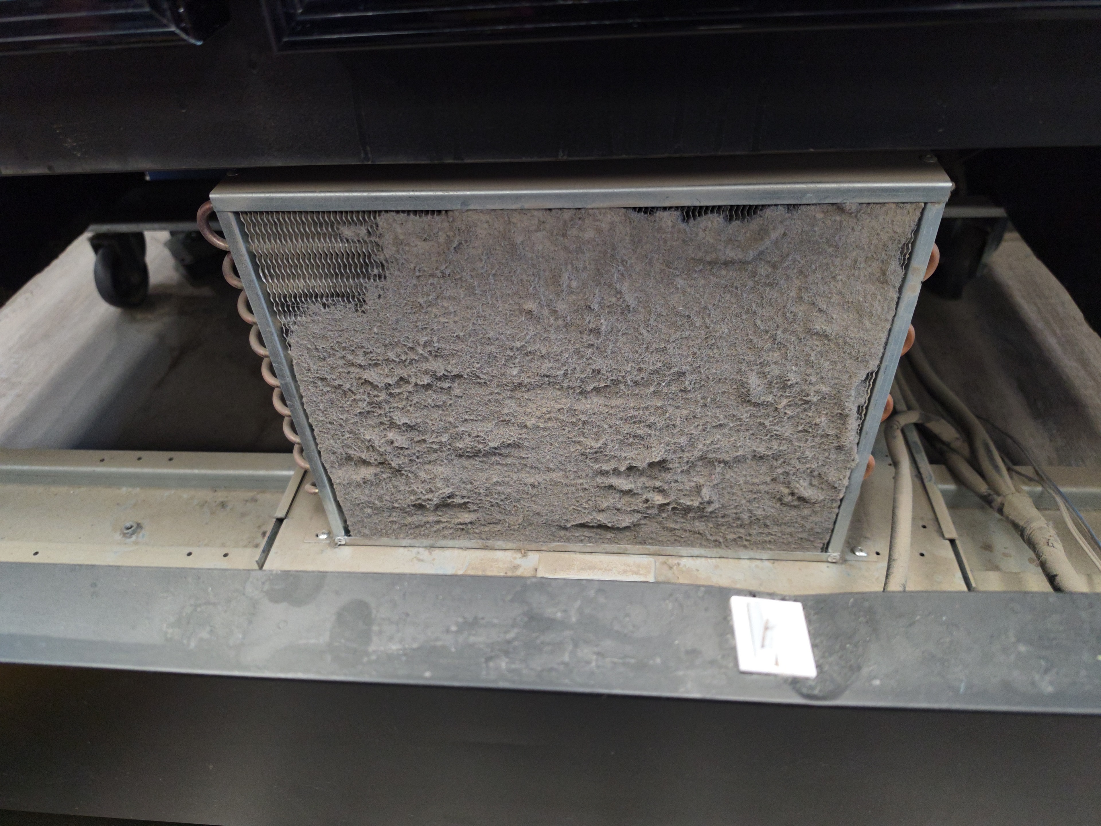 Dirty refrigeration coils